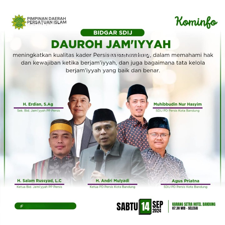 Dauroh Jamiyyah SDIJ PD PERSIS Kabupaten Subang